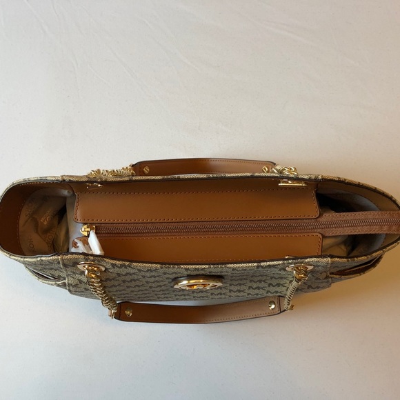 🧡 Michael Kors Large Chain Shoulder Tote 🧡 - Picture 5 of 8